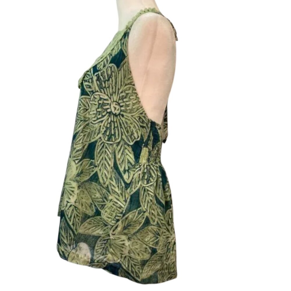 Honolua Wahine Tropical Halter Top Medium - Picture 4 of 9